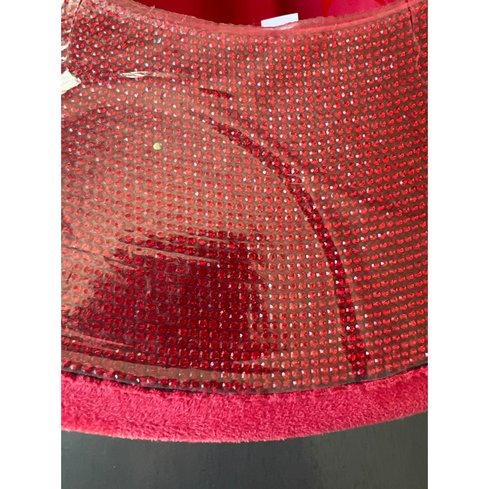 Illuma Pink Faux Suede Cowboy Hat Rhinestone Brim Western Core Festival Glam NWT - Picture 3 of 5
